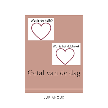 Lesmateriaal Getal van de dag van auteur xjuf_anoukx slide 1