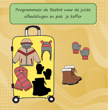 Lesmateriaal beebotspel pak je koffer (Thema Winter) van auteur Jabbedabbedoe slide 4