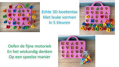 Lesmateriaal De Vormboekentasjes van auteur Little Play Friends slide 4