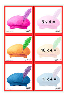 Lesmateriaal Zaklampspel Sinterklas - tafel van 4 t/m 6 van auteur De klas van juf Laura slide 3