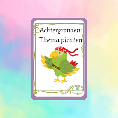 Lesmateriaal Roxillien Achtergronden piraten  van auteur kleuterwereldjes van roxillien