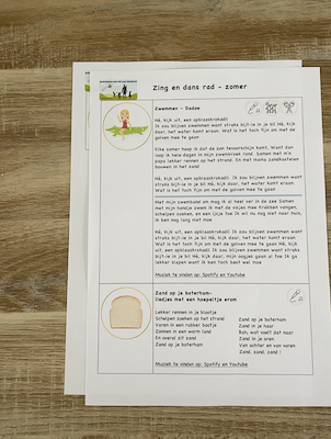 Lesmateriaal False uit de collectie Zing-en-dans-bestanden van onderwijs lesmaterialen van auteur Nanny Melissa