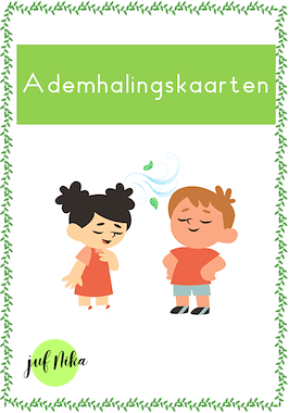 Lesmateriaal Ademhalingskaarten van auteur Juf Nika