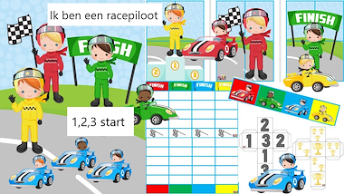 Lesmateriaal False uit de collectie verkeer-en-racepiloot van onderwijs lesmaterialen van auteur little play friends
