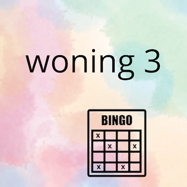 Lesmateriaal AN - mijn woning (deel 3) - spel 8: bingo van auteur Peggy Van Rompaey