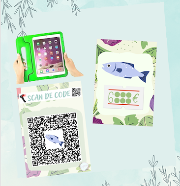 Lesmateriaal Scan de QR-code van auteur Juf Anke slide 2