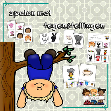 Lesmateriaal spelen met tegenstellingen van auteur katrotje slide 1