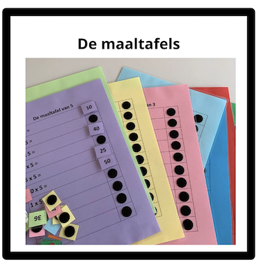 Lesmateriaal De maaltafels van auteur Juf Sumeyye