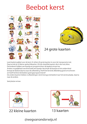 Lesmateriaal Beebot kerst van auteur wegvanonderwijs slide 3