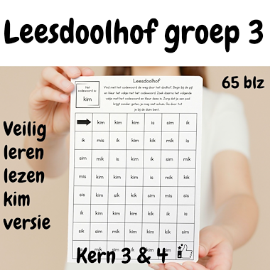 Lesmateriaal Leesdoolhof groep 3 | Veilig leren lezen kim versie | 65 blz van auteur My Teacher Shares