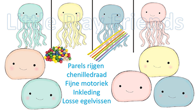 Lesmateriaal De tentakels van kwal van auteur Little Play Friends slide 2