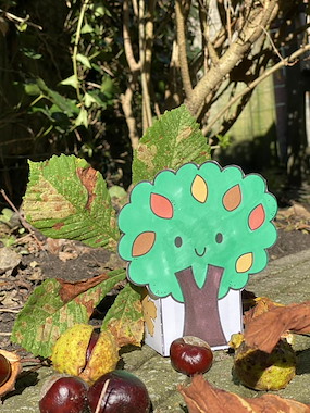Lesmateriaal Een herfstboom van auteur juf Linde slide 4