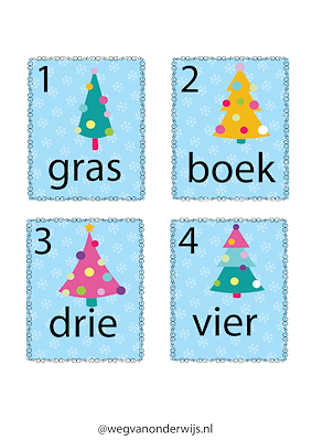 Lesmateriaal Loopdictee Kerst van auteur wegvanonderwijs slide 2