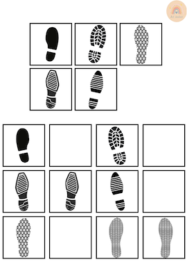 Lesmateriaal Plakmap schoenen van auteur Kleuterjuf Amber slide 4