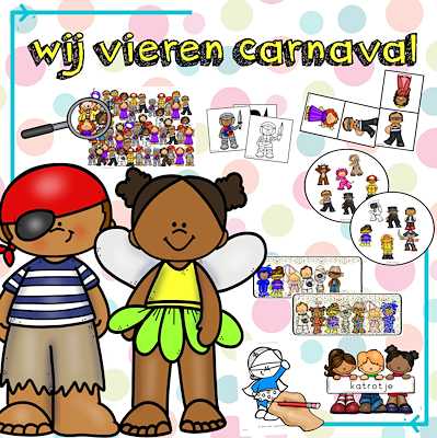 Lesmateriaal wij vieren carnaval van auteur katrotje slide 1