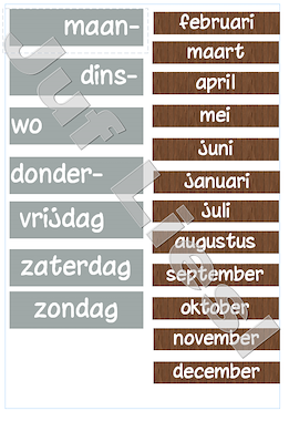 Lesmateriaal Dagkalender kasteel  van auteur De monsterklas van Juf Liesl slide 3