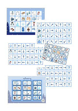 Lesmateriaal Volg de pijlen in de winter van auteur Van krabbel tot krul slide 2