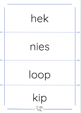Lesmateriaal lijn 3 thema 4 - visueel dictee 2 van auteur Juf Kitty B slide 4
