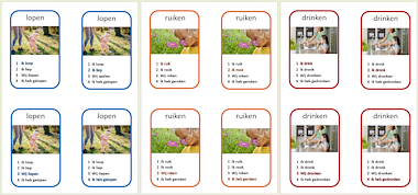 Lesmateriaal Kwartet - Sterke werkwoorden o.t.t. - o.v.t. - v.t.t. van auteur Janet Baptist slide 2