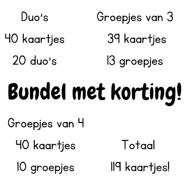 Lesmateriaal Samenwerk bundel | Samenwerk kaartjes groepjes van 2, 3 en 4 van auteur My Teacher Shares slide 2