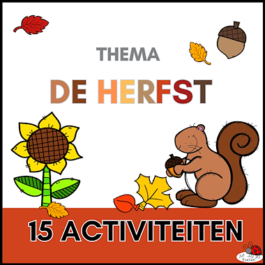 Lesmateriaal thema de herfst van auteur juf Evelien