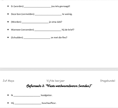 Lesmateriaal Sneller klaar bundeltje voor de lagere school van auteur Juf Maya De Bij slide 2