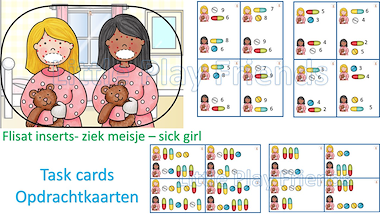 Lesmateriaal Speeldeksel digitaal - het zieke meisje van auteur Little Play Friends slide 2