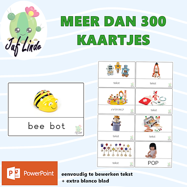 Lesmateriaal meer dan 300 kaartjes voor in de klas van auteur juf Linde