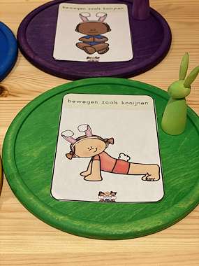 Lesmateriaal bewegen met konijnen van auteur katrotje slide 3