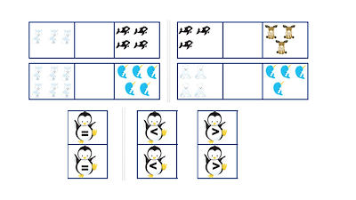 Lesmateriaal pooldieren: groter/kleiner dan, gelijk aan + ruimtelijk spel van auteur Little Play Friends slide 3