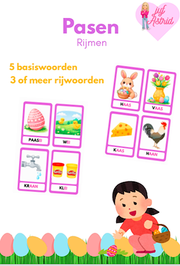 Lesmateriaal Pasen Rijmen  van auteur Juf_Astrid