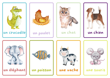 Lesmateriaal Spelletjespakket : les animaux van auteur Juf Tessa deelt slide 3