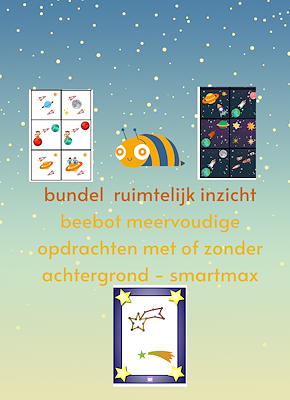 Lesmateriaal Deelbundel thema ruimte beebot en smartmax (ruimtelijk inz.) van auteur juf Vicky derde kleuterklas