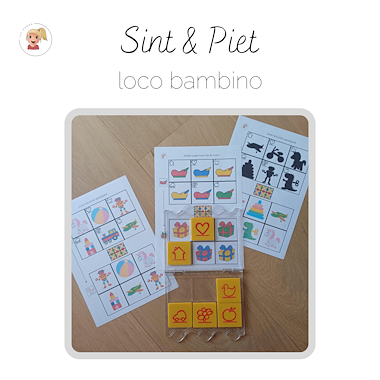 Lesmateriaal Sint & Piet - loco bambino van auteur Juf Hanne_