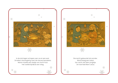 Lesmateriaal Advent Kerstverhaal van auteur Juf Vereen slide 2