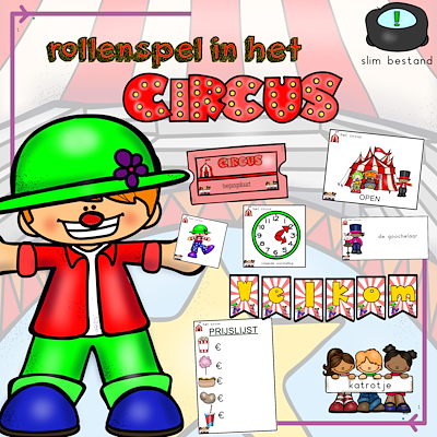 Lesmateriaal rollenspel in het circus van auteur katrotje slide 1