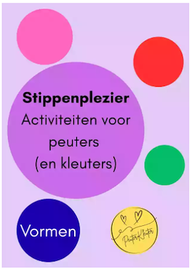 Lesmateriaal Stippenplezier - voor peuters en kleuters - vormen van auteur PeuterKleuter