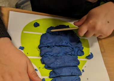 Lesmateriaal Plasticine/playdo snijden, thema fruit van auteur Marchandise slide 2