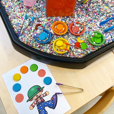 Lesmateriaal Carnaval of circus spel van auteur Juf Maike