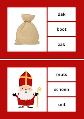 Lesmateriaal Sinterklaas knijpkaarten – tellen en taal met plezier! van auteur Juf_C slide 4