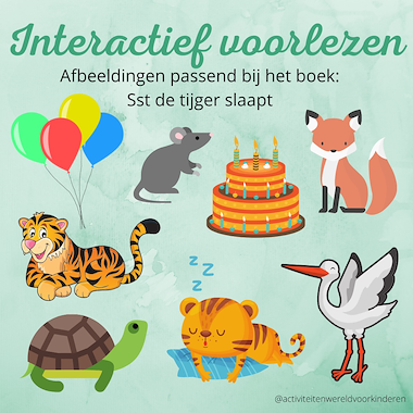 Lesmateriaal Ssst de tijger slaapt! Interactief voorlezen van auteur Nanny Melissa