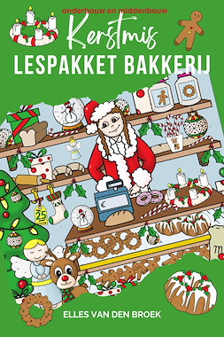 Lesmateriaal De bakkerij in Kersttijd van auteur Lessen en Illustraties Elles