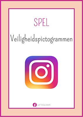 Lesmateriaal Pictogrampagina - veiligheidspictogrammen van auteur Juf Tessa deelt