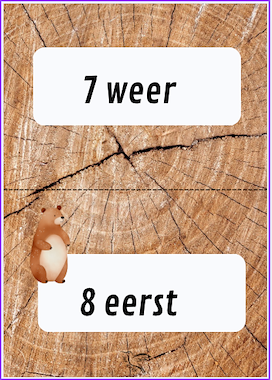 Lesmateriaal propjes dictee woorden met -eer, -oor, -eur van auteur Juf Kitty B slide 3
