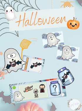 Lesmateriaal Thema: Halloween (minibundel) van auteur Juf Anke