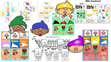 Lesmateriaal MEGA kabouter sorteerspel van auteur Little Play Friends slide 4