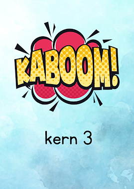 Lesmateriaal kaboom kern 3 van auteur Kleuterjuf_Daphne