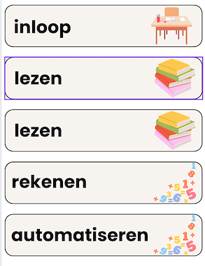 Lesmateriaal Dagritme kaarten  van auteur Manon M slide 2