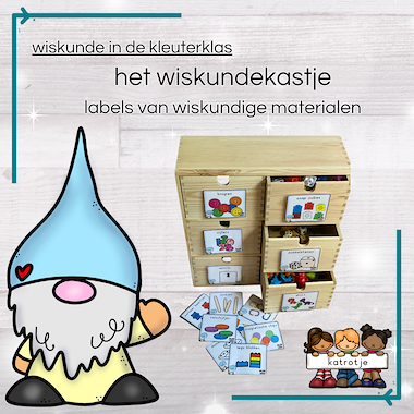 lesmateriaal Wiskundelabels voor je kastje!  van auteur katrotje