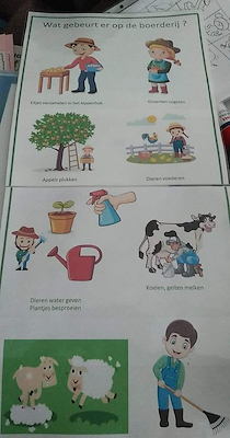 Lesmateriaal Rollenspel op de boerderij van auteur Kleuterkracht slide 2